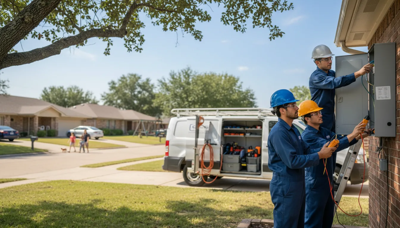 Certified electrician providing emergency electrical services in Broadford, VA